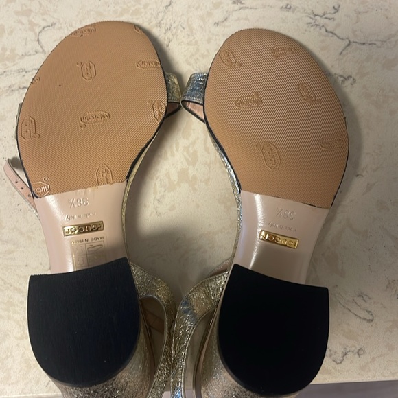 Gucci GG metallic marmont sandal size 38.5 - Picture 7 of 8